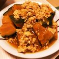 yuka119's cooksnap of when they made かぼちゃ煮鶏ひき肉あんかけ.