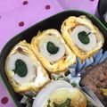 まさたかまま's cooksnap of when they made お弁当に♪ほうれん草ｉｎ竹輪の卵焼き.