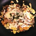 まりたん95's cooksnap of when they made 生おからでピザ風？お好み焼き風♡糖質制限.