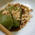 amoni's cooksnap of when they made 抹茶みるくのくず餅.