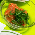 natsuki❀'s cooksnap of when they made 簡単！おつまみ☆サーモンの柚子胡椒和え.