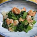 うりかーさん's cooksnap of when they made チンゲン菜と海老のオイスター炒め.