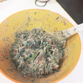 ゆぃあずmama's cooksnap of when they made 炒りごまたっぷりホウレンソウの白和え.