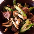 ゆっきい９'s cooksnap of when they made 【簡単】牛肉とアスパラのガーリック炒め.