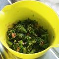 たかはしR's cooksnap of when they made 菜の花の梅明太子和え.