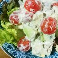 クックFSL4J4☆'s cooksnap of when they made さば水煮缶で＊アボカドとトマトのサラダ.