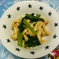 ♪みか②♪'s cooksnap of when they made 優しいお味の小松菜と薄揚げの簡単煮浸し.