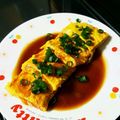 YUKAbuudaZ's cooksnap of when they made カニ玉風あんかけ卵焼き★.