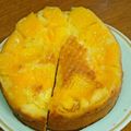 もっちぃ｡'s cooksnap of when they made HMとフルーツ缶のケーキ（炊飯器OK）.