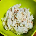 もっちぃ｡'s cooksnap of when they made 簡単♩おからパウダーの鮭フレークサラダ.