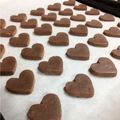 もろしげ's cooksnap of when they made バレンタイン♡本命ガルボ風チョコクッキー.