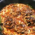 dmwgpajt's cooksnap of when they made ルゥから作るデミグラス煮込みハンバーグ.