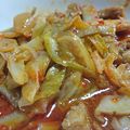 aitomo55's cooksnap of when they made ご飯が進むおかず☆鶏ごぼうキムチ炒め.
