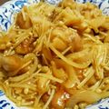 ぽむち。♪'s cooksnap of when they made 鶏胸肉とエリンギのガリマヨ醤油炒め.