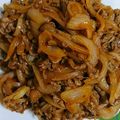ayapyonchan's cooksnap of when they made 簡単・時短・お弁当に牛肉のケチャップ炒め.
