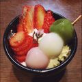 あまぐりこ＊'s cooksnap of when they made 春色♡白玉団子.