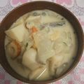 おまめちゃん♥️'s cooksnap of when they made 食べたい根菜たっぷり♪あったか粕汁.