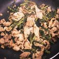 クックZMXLUK☆'s cooksnap of when they made お弁当に！大根菜と豚肉の生姜味噌炒め.