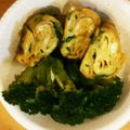 クックSYLJBP☆'s cooksnap of when they made 母ちゃんの味、あまーいニラ入り卵焼き.