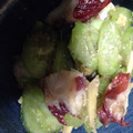 happykote's cooksnap of when they made タコと胡瓜のとろろ昆布和え♪.