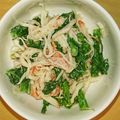 teast's cooksnap of when they made 菜花とカニカマ和え.