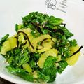 （・×・）♪'s cooksnap of when they made 葉っぱごとセロリと塩昆布の和え物.
