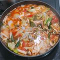 LisaYummy's cooksnap of when they made さっぱり✩豚こまトマト鍋.