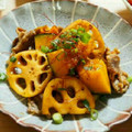 六花のご飯's cooksnap of when they made 秋の炒め煮～南瓜・蓮根・椎茸・鶏肉～.