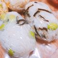 凜子。's cooksnap of when they made 鮭フレークと枝豆のカラフルおむすび♥.