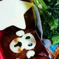 maa⭐'s cooksnap of when they made 簡単！キャラ弁当☆ミートボールでおさる♪.