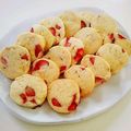 クックZY3NB2☆'s cooksnap of when they made 旬のいちごのホワイトチョコクッキー♥.