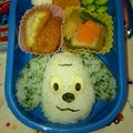 ゆるじゅ0314's cooksnap of when they made 【キャラ弁】いないいないばあのワンワン.