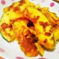◯たまご◯'s cooksnap of when they made お手軽＊かぼちゃの揚げ焼き＊カレー味.