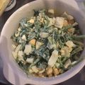 chanlisa's cooksnap of when they made ほうれん草の玉子サラダ.