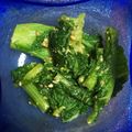 komasan♪'s cooksnap of when they made 菜の花の辛子和え＊母の味＊.