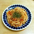 YUZVIO's cooksnap of when they made キムチ納豆うどん.