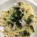 ちひろれいな's cooksnap of when they made 水菜と豚肉の和風パスタ.