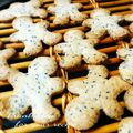 inyako's cooksnap of when they made さらに香ばしい♪黒ごマヨチーズクッキー.