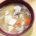 なゆ0912's cooksnap of when they made うちのスタミナ豚汁.