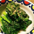 yuyayazu's cooksnap of when they made 菜の花のお浸し.