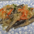 きらり流れ星's cooksnap of when they made 小いわしの南蛮漬け.