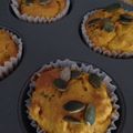 hanamola's cooksnap of when they made ノンオイル・ノン卵☆かぼちゃマフィン.