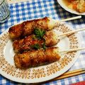 あしたかさん∞'s cooksnap of when they made 甘辛タレの肉巻きおにぎり棒.