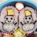 めぐ126's cooksnap of when they made 飾り巻き寿司 雪だるま 海苔巻き.