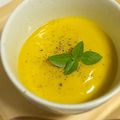 ちょこふみ's cooksnap of when they made 簡単★かぼちゃの甘い冷製クリームスープ♬.