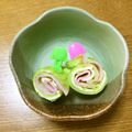 楽しく料理♪'s cooksnap of when they made お弁当に♪キャベハムチーズロール♪.