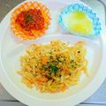 ちょん君's cooksnap of when they made 離乳食完了期　鮭入り焼きうどん.