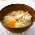 runa10's cooksnap of when they made 具だくさん豚汁.