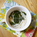 sumirenore's cooksnap of when they made ■超簡単 『わかめとえのきのスープ』講座.