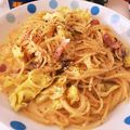 みさきち★'s cooksnap of when they made 濃厚！1人分のカルボナーラ.